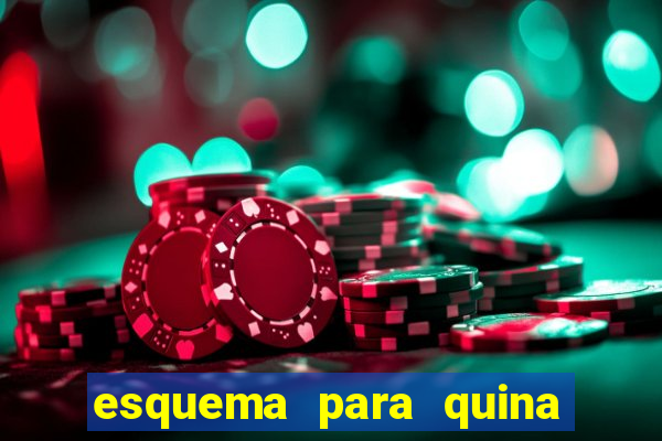 esquema para quina com 20 dezenas